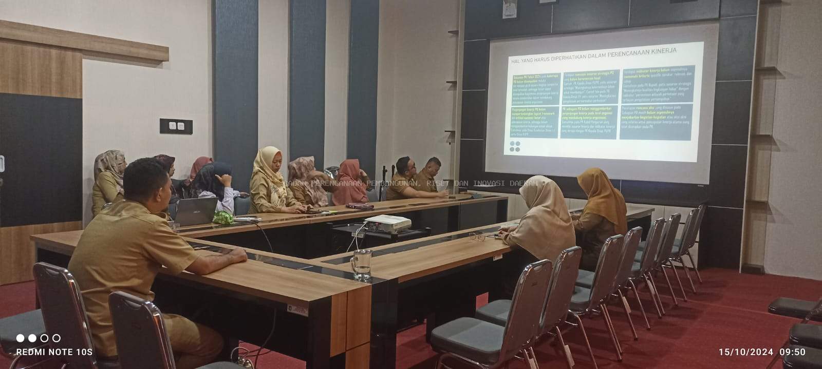 PEMBAHASAN INTERNAL PENYUSUNAN DAN EVALUASI PERENCANAAN PEMBANGUNAN DAERAH KABUPATEN BANGKA BARAT